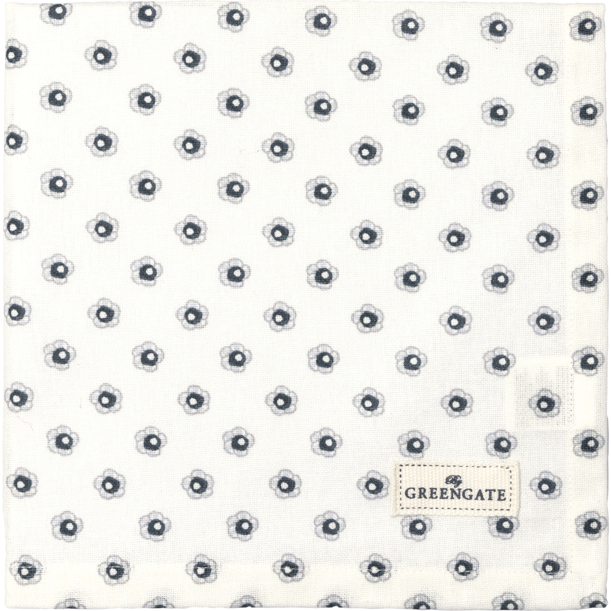 Greengate Malia Stoffserviette white 40x40cm