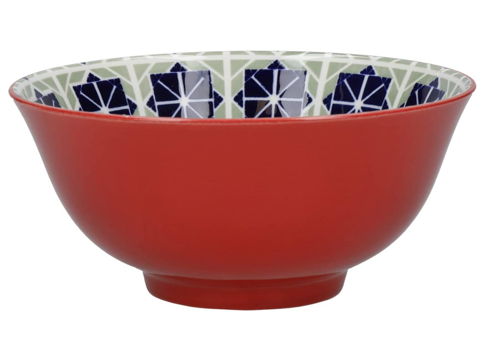 KitchenCraft Bowl Colourful Pattern 15 cm Set4