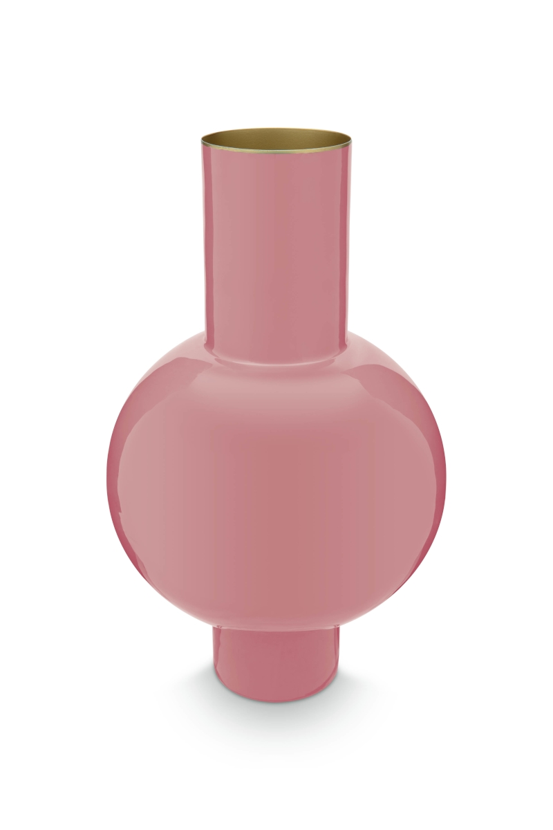 PIP STUDIO Vase Metal medium pink 24 x 40 cm