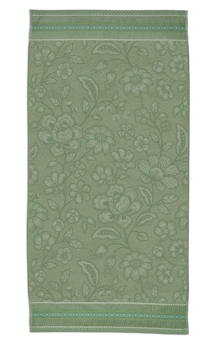 Jasmin Jaquard Duschtuch green 70x140cm (1 Stück) bh Freisteller