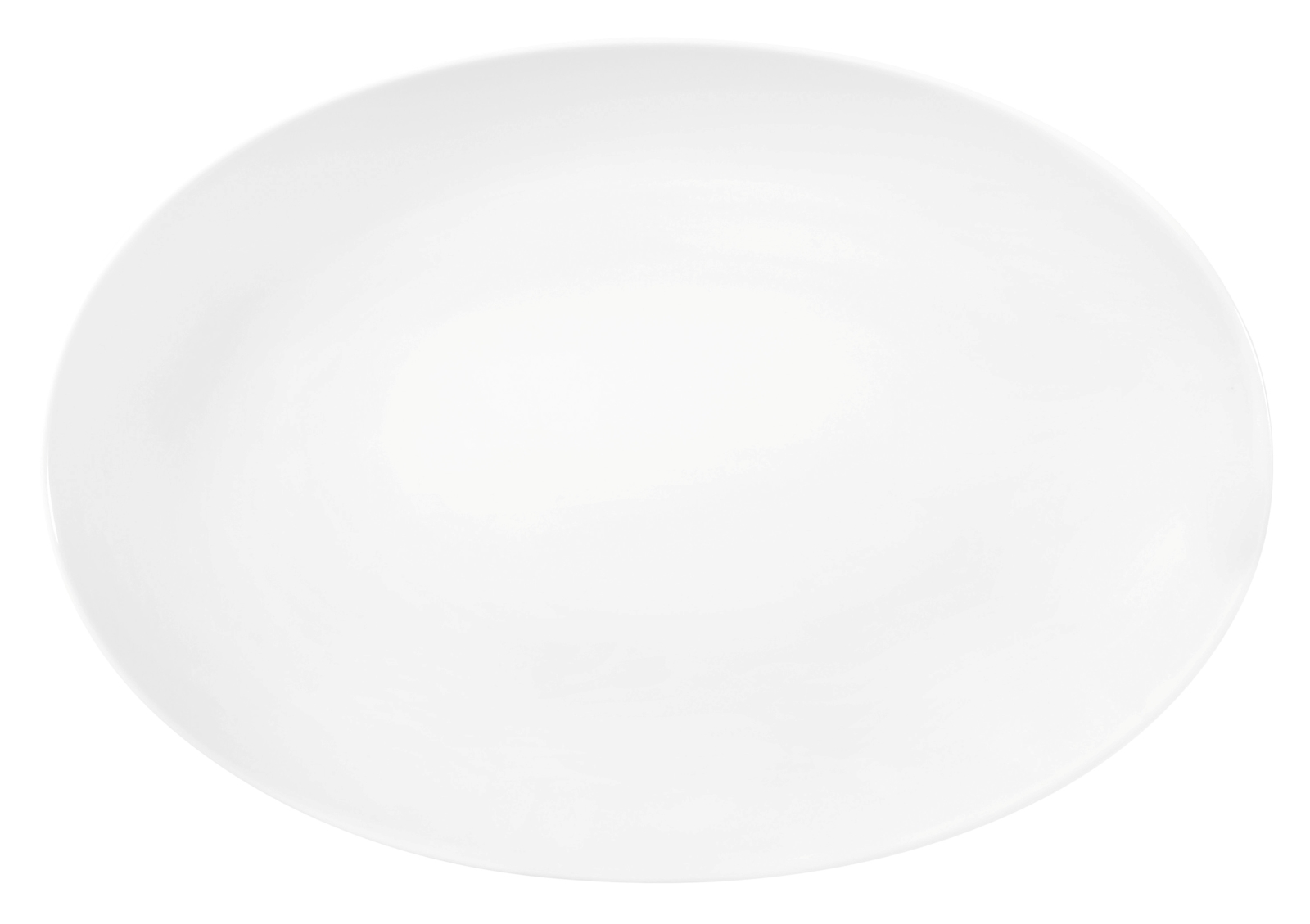 Seltmann Weiden Liberty weiss uni Servierplatte oval 24 x 14,5 cm