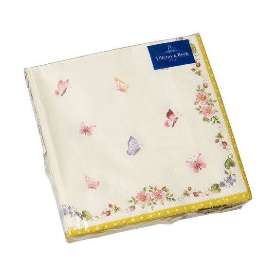 Villeroy & Boch Cocktail Serviette Schmetterling 25 x 25 cm