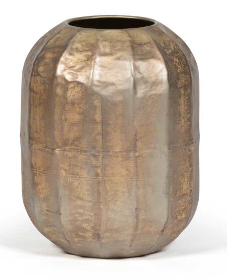 Dekocandle Vase silber-gold Ø20 x 26 cm (1 Stück)