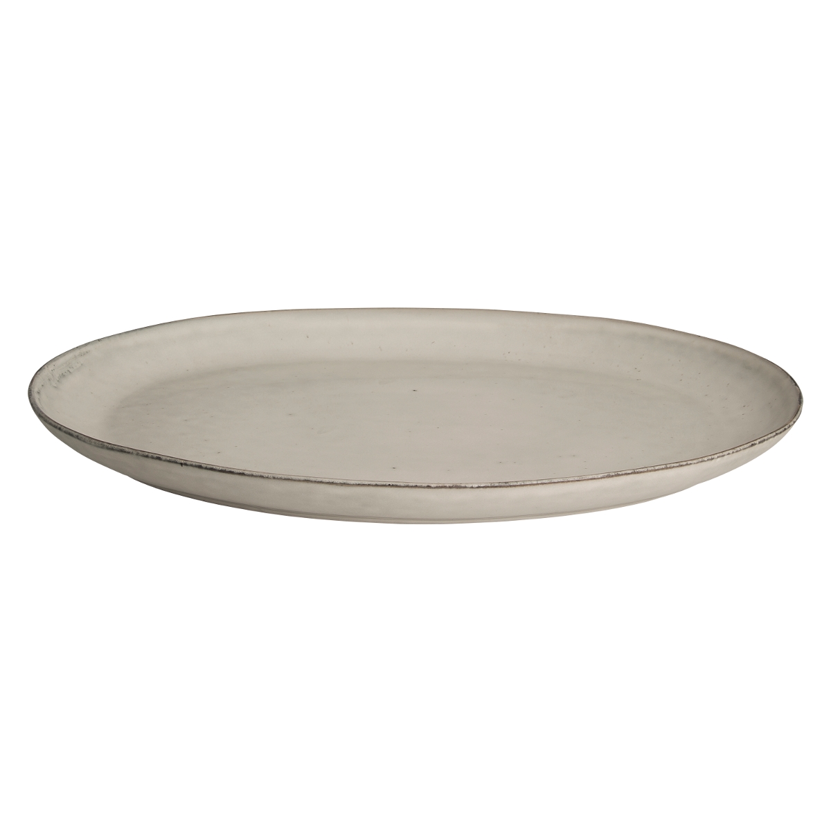 Broste Copenhagen NORDIC SAND Platte oval 26,5 x 35,5 cm