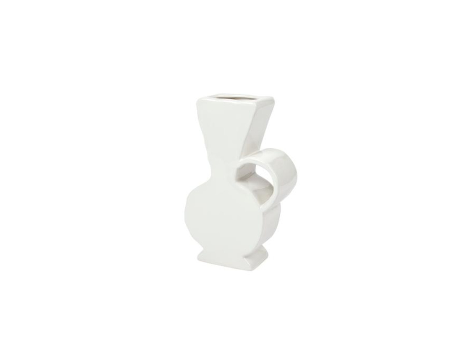 Broste Copenhagen Etta Vase Off White 19x8x30cm Freisteller 2