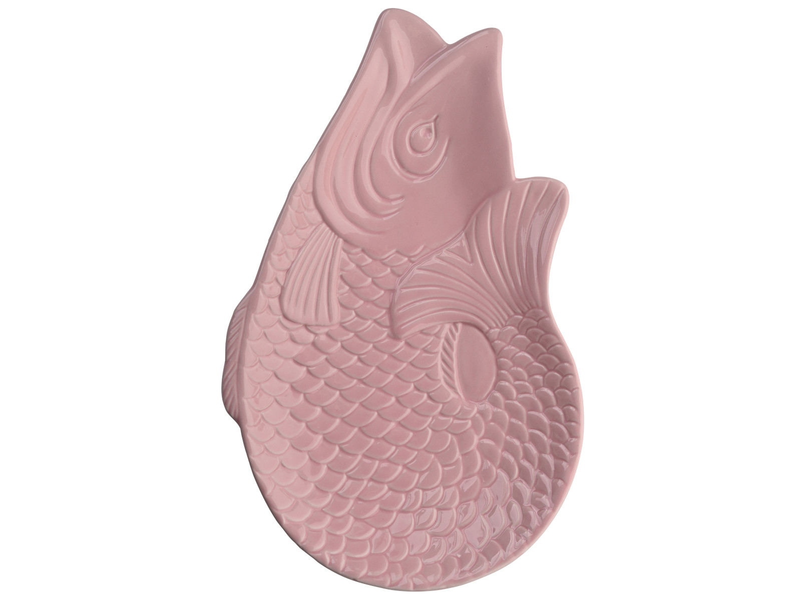 Giftcompany Monsieur Carafon Fisch Dekoteller sea pink 25,3x16cm