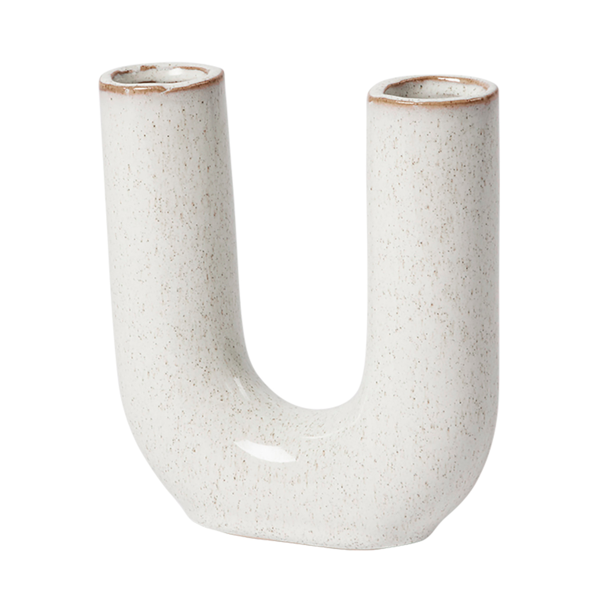 Broste Copenhagen Hector Vase U Rainy Day Grey 4,5x14,5x16cm
