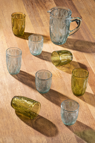 ladelle ARECA Longdrinkglas Olivgrün Set4