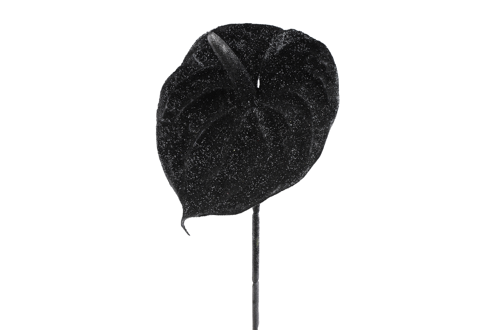 Decostar Dekozweig Anthurium schwarz 77cm