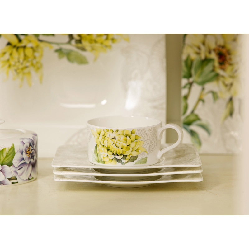 Villeroy & Boch Quinsai Garden Teetasse mit Untertasse 2tlg.