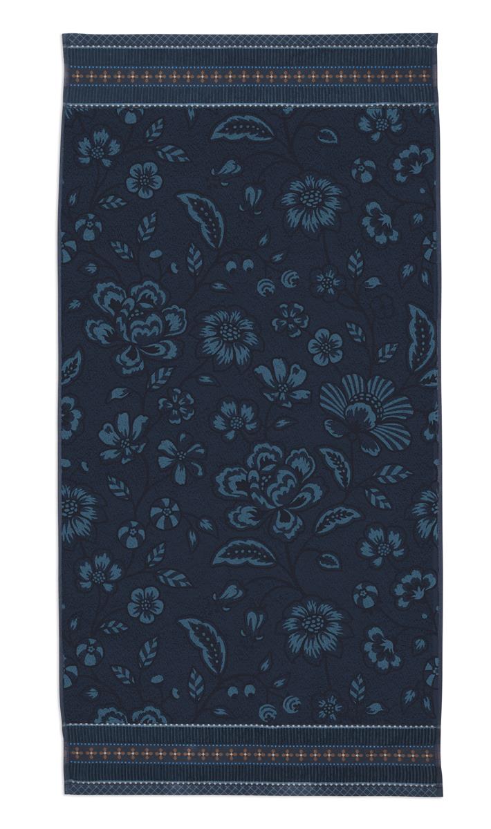 Jasmin Jaquard Duschtuch dark blue 70x140cm (1 Stück) Freisteller