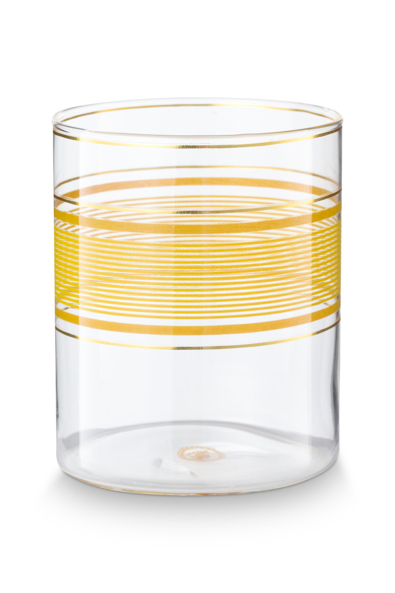 PIP STUDIO Chique Wasserglas gelb 250ml