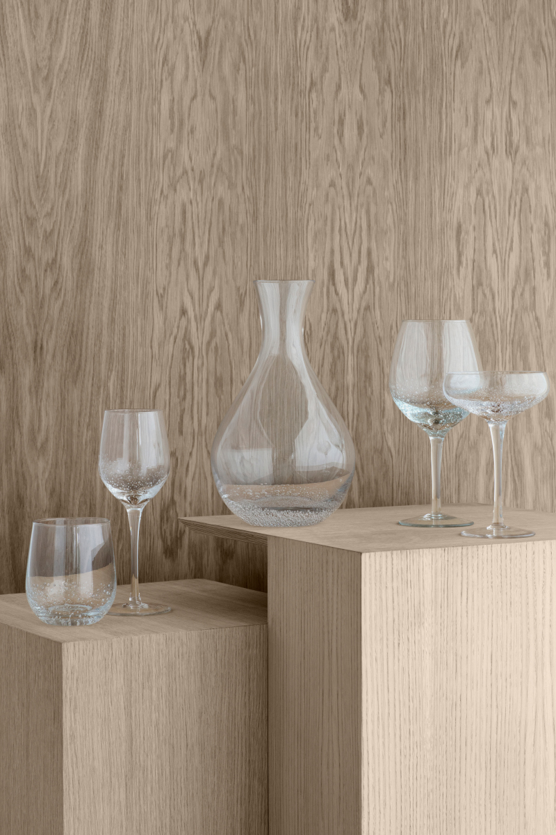 Broste Copenhagen Bubble Glas clear 10,2cm