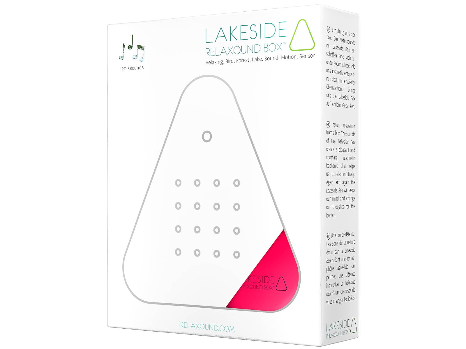 Relaxound Lakeside Box Neon Pink / Weiss