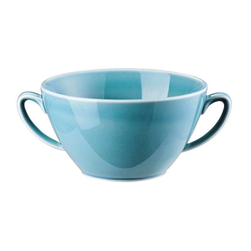 Rosenthal Mesh Colours Aqua Suppentasse 2tlg.