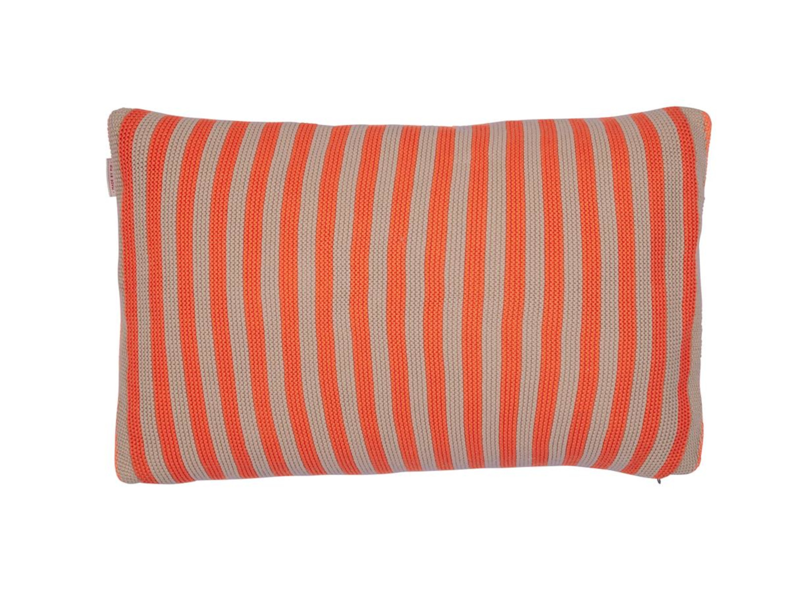 Bonsoir Stripe Kissen Cushion orange 40x60cm (1Stück) bh Freisteller 2