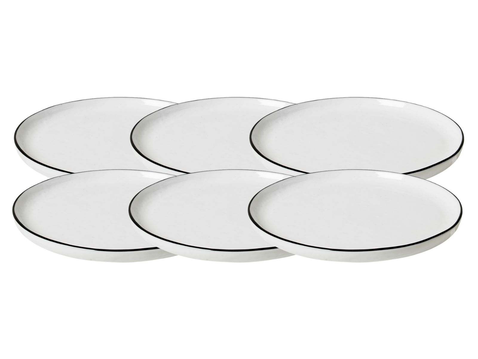 Broste Copenhagen SALT Dessertteller 18cm Set6