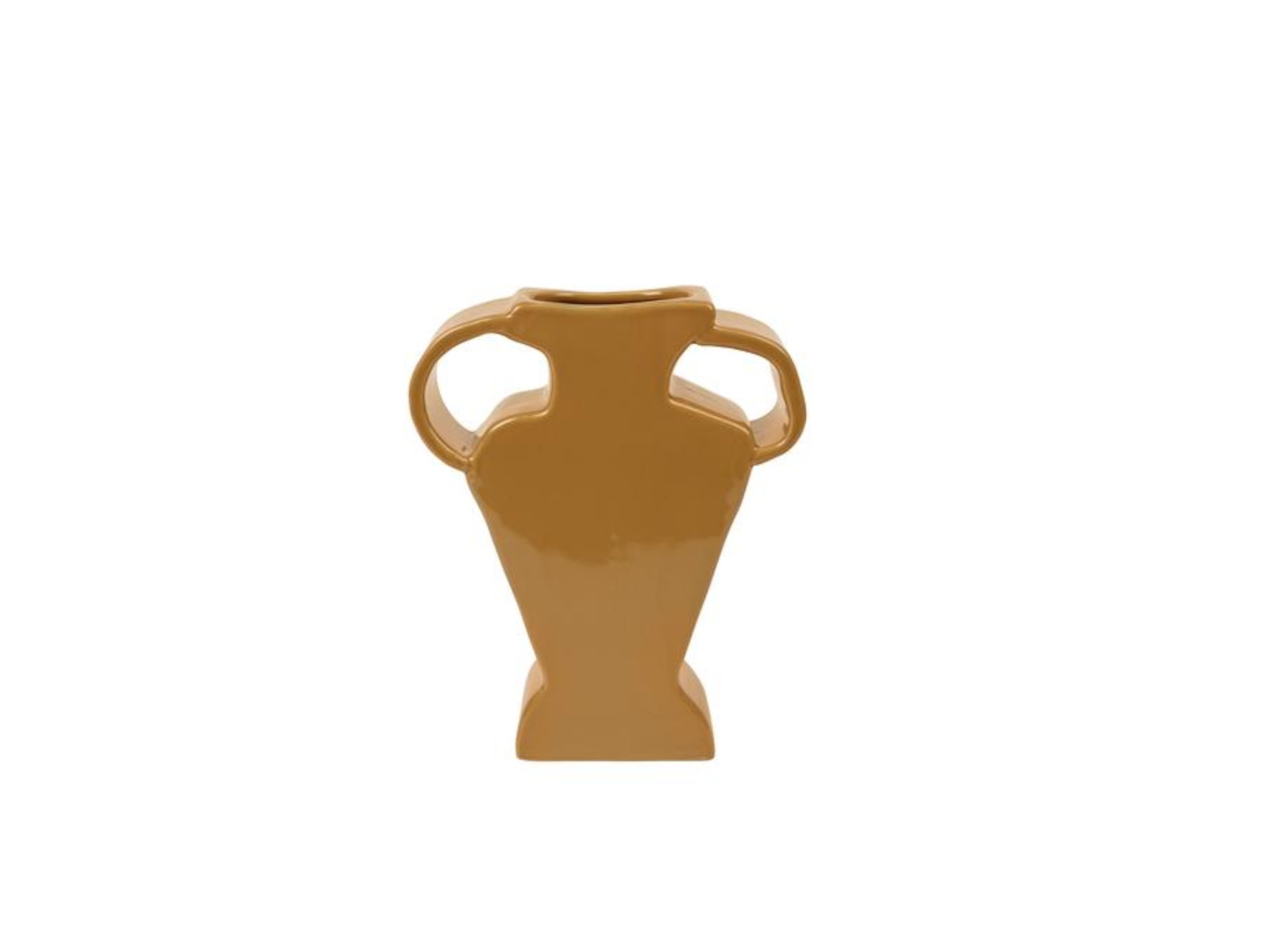 Broste Copenhagen Etta Vase Cinnamon Sand 24x8x30cm Freisteller 1