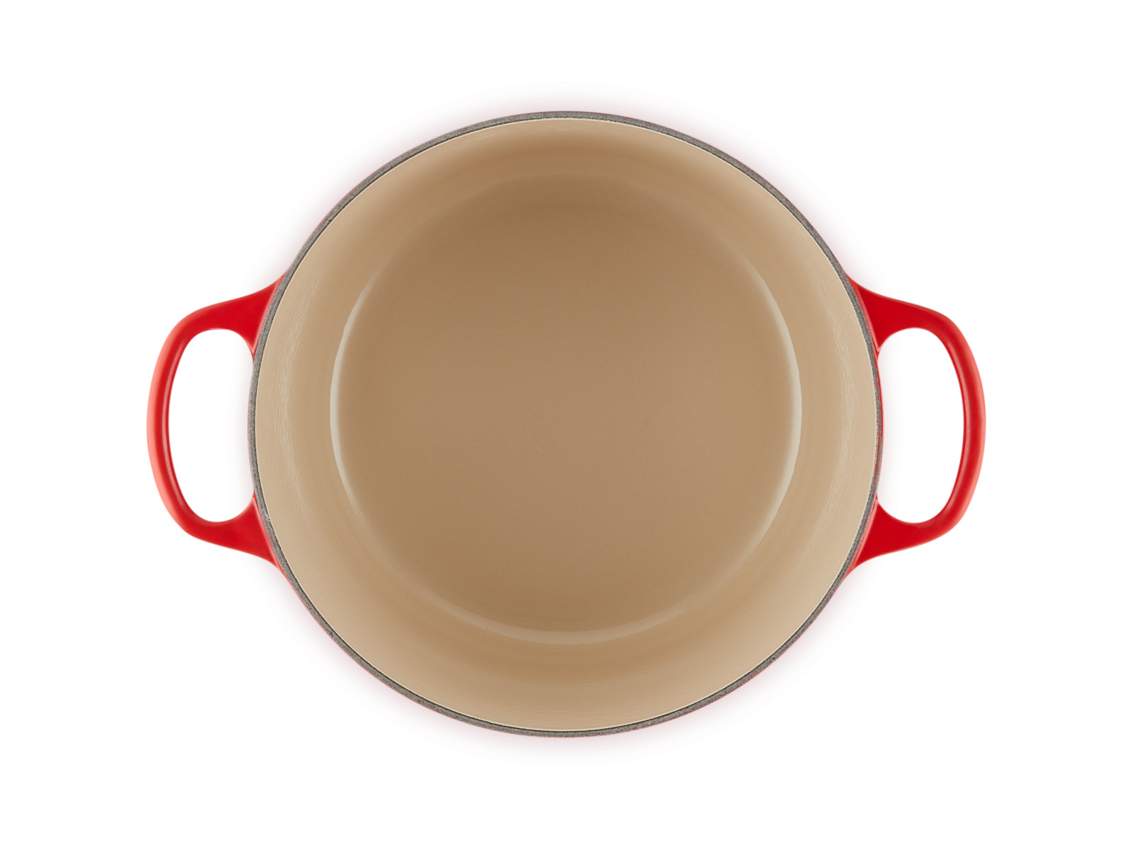 Le Creuset Bräter hoch Signature rund kirschrot 24cm Freisteller 5