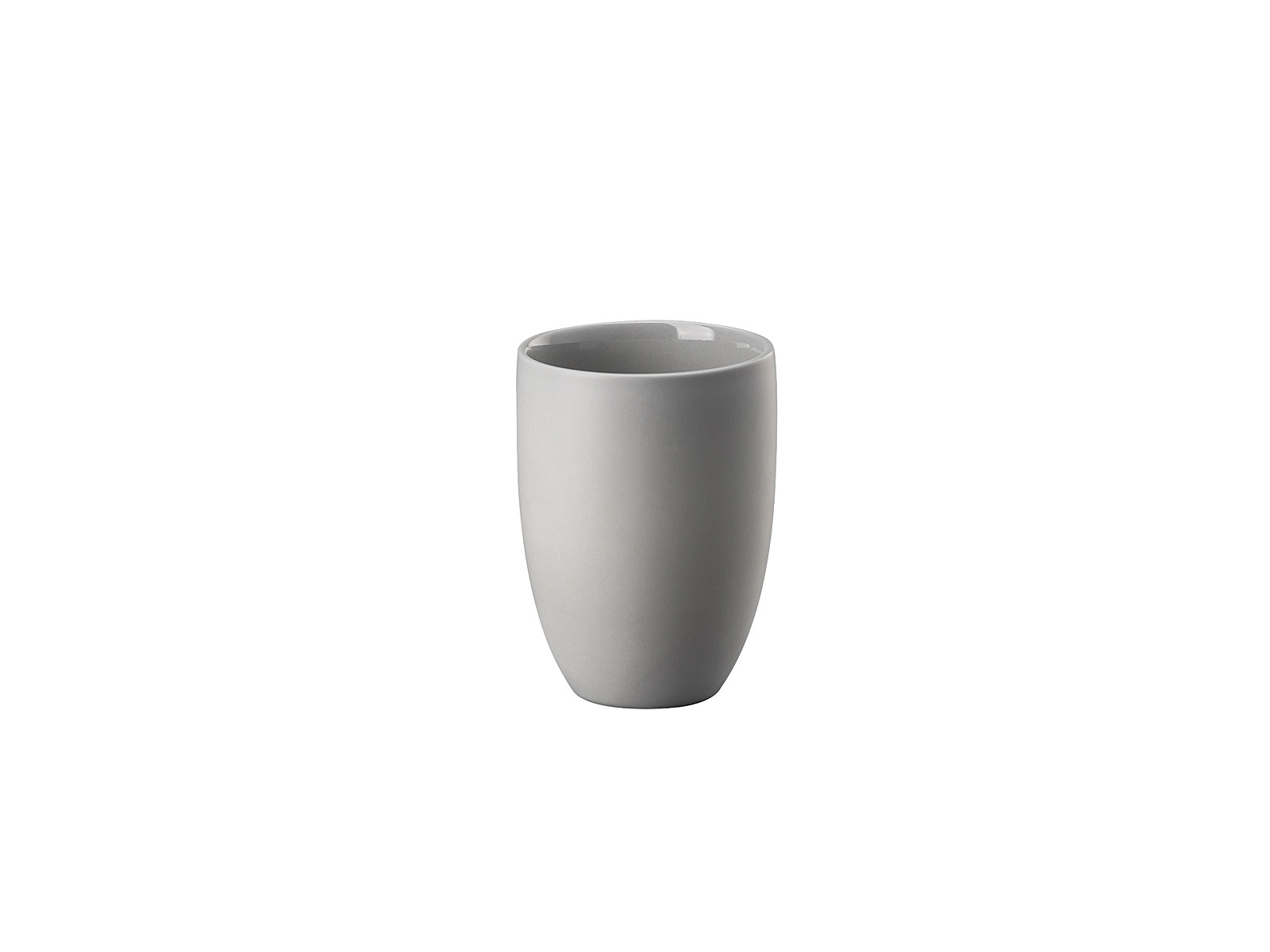 Rosenthal the mug+ Becher doppelwandig gentle grey 0,3l Freisteller 