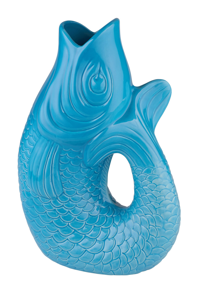  Giftcompany Monsieur Carafon Vase / Karaffe Fisch L lagoon 2,7l Freisteller