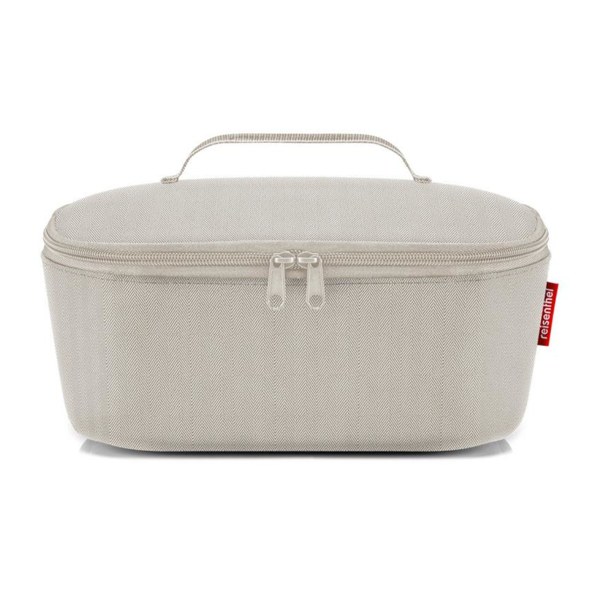 reisenthel coolerbag M pocket herringbone sand Freisteller 2