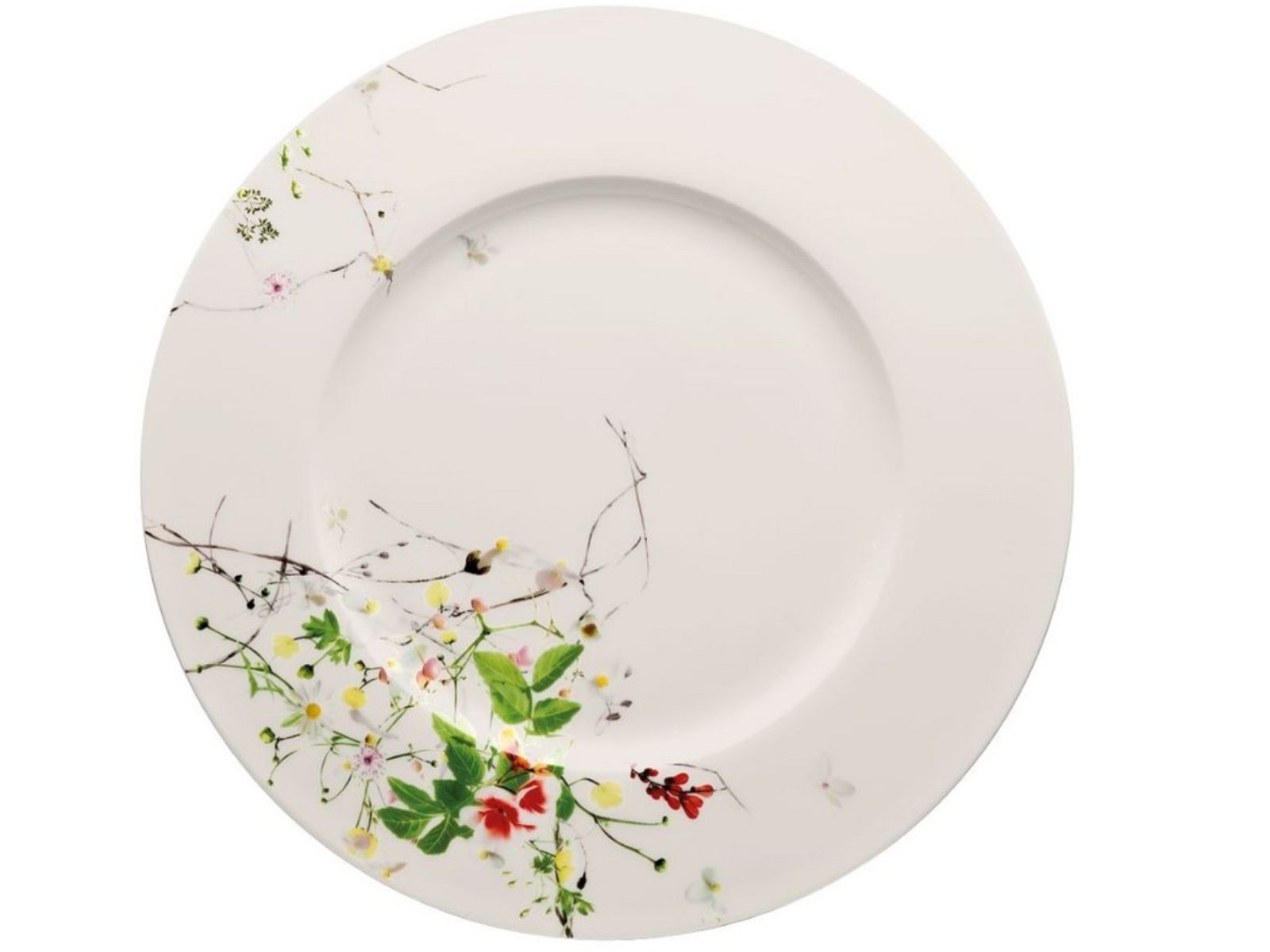 Rosenthal Brillance Fleurs Sauvages Platzteller Fahne 33 cm