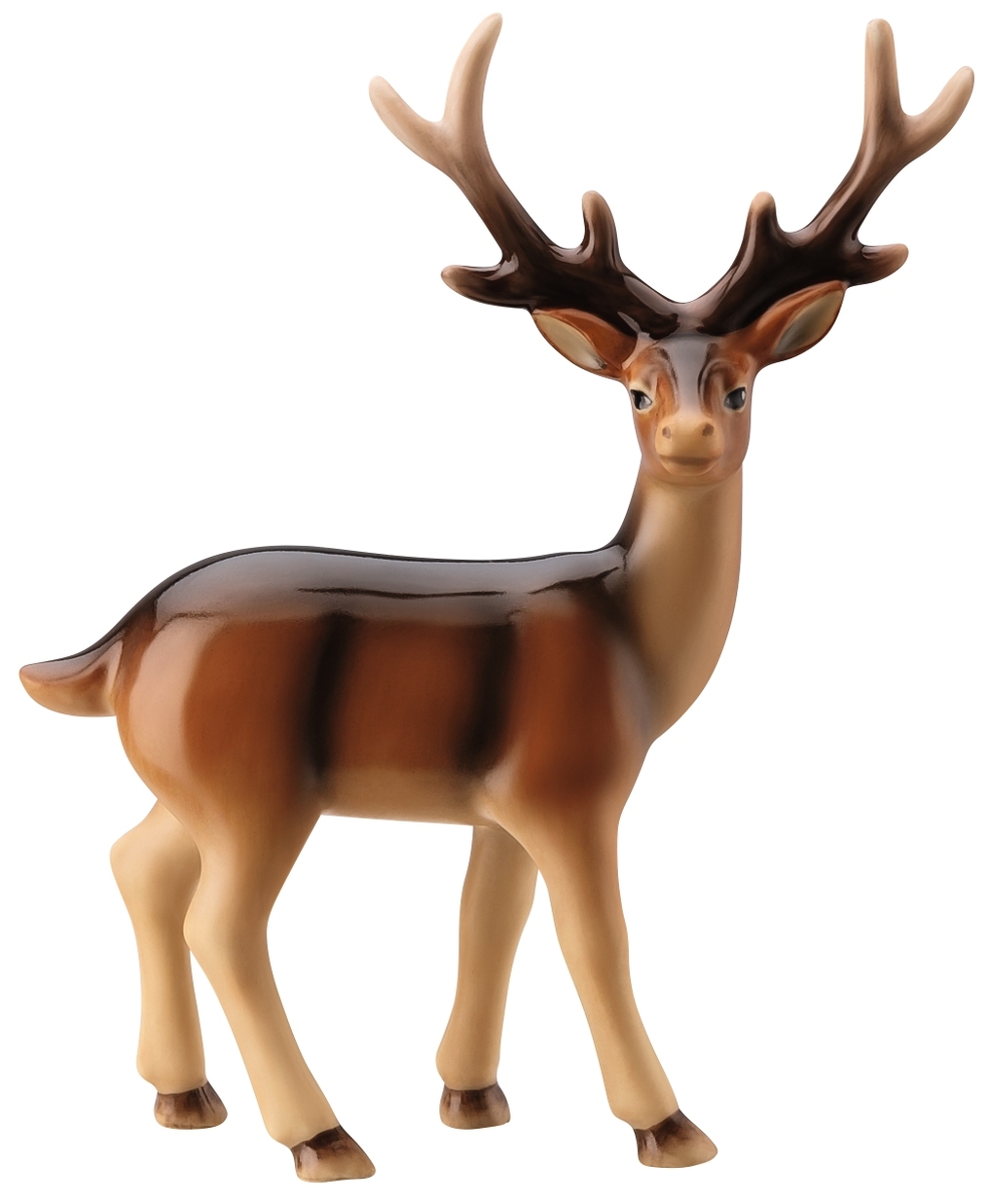 Hutschenreuther Cozy Winter Dekoriert Figur Hirsch 13 cm