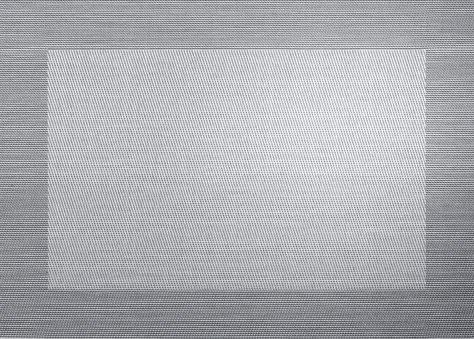 ASA Tischset gewebter Rand silver black metallic 46 cm