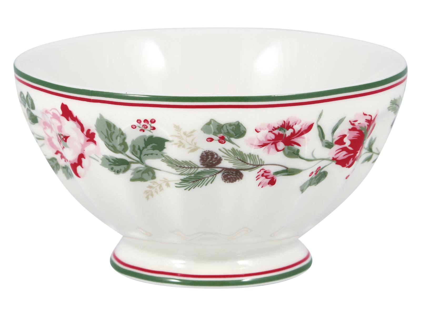 Greengate Leonora French Bowl xlarge white 13,5cm Freisteller 1