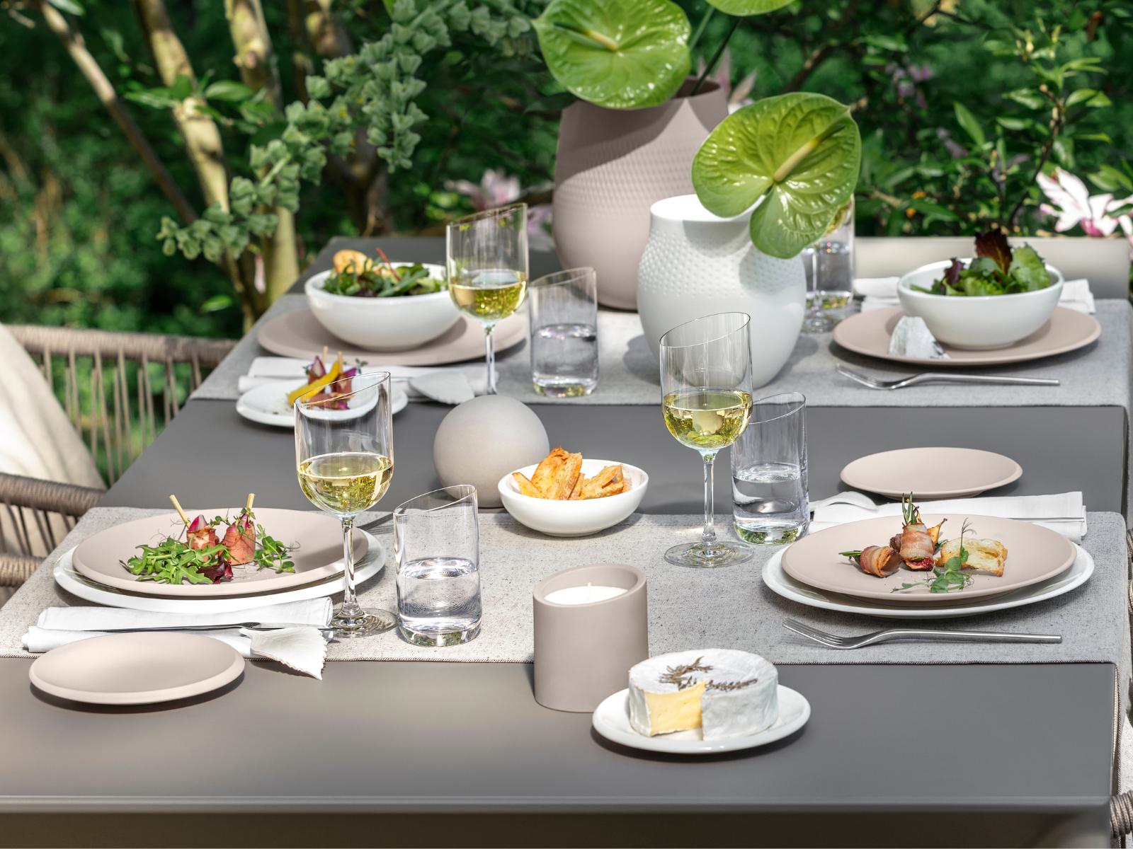 Villeroy &amp; Boch NewMoon beige Frühstücksteller 24 cm Set6 Lifestyle5