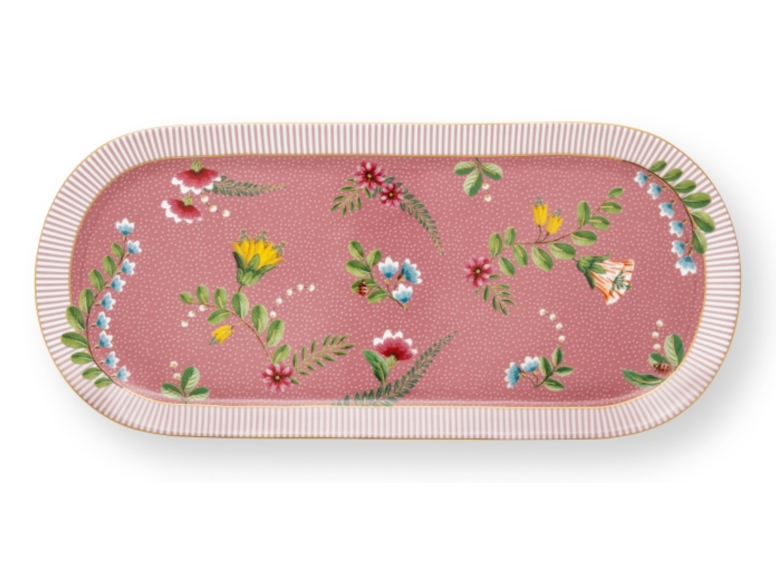 PIP STUDIO La Majorelle Tortenplatte pink 33,3 x 15,5 cm