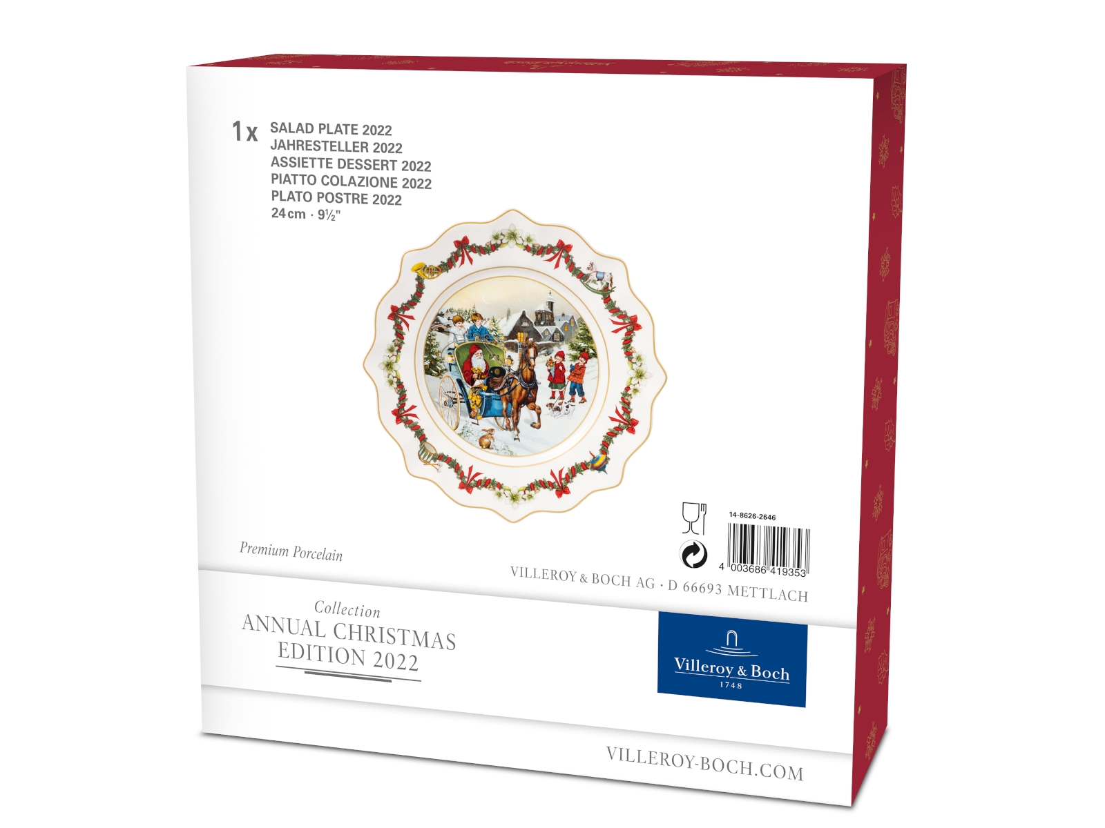 Villeroy & Boch Annual Christmas Edition Jahresteller 2022