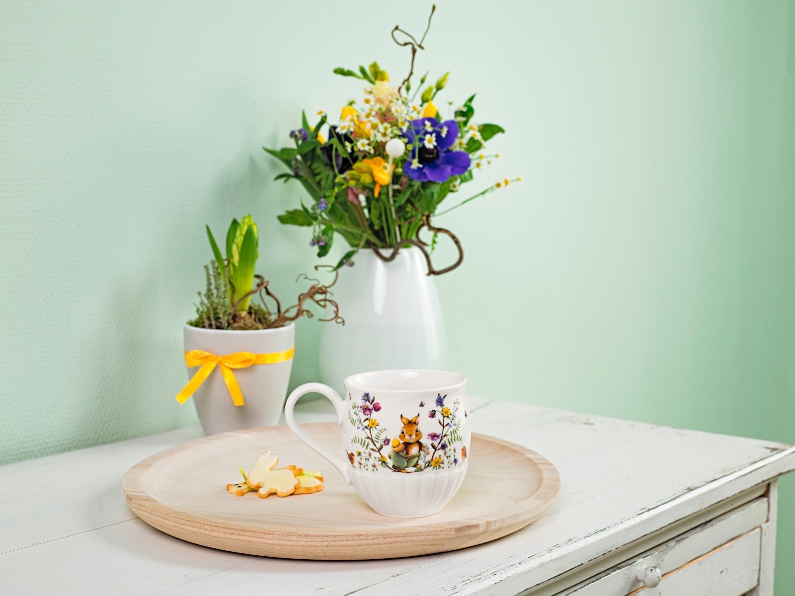 Villeroy & Boch Spring Fantasy Becher mit Henkel Familie 0,44 l