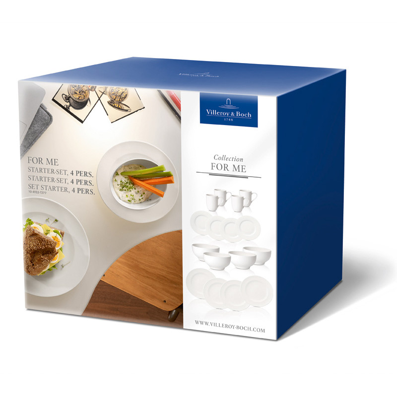 Villeroy &amp; Boch For Me Starter-Set 4 Personen