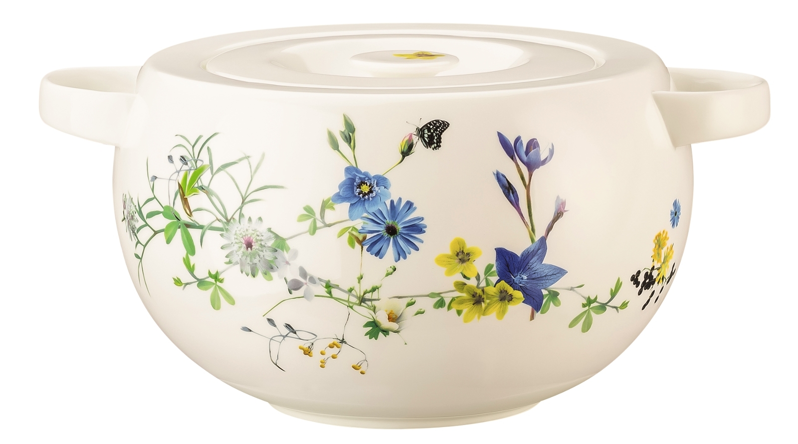 Rosenthal Brillance Fleurs des Alpes Schüssel mit Deckel 3,0