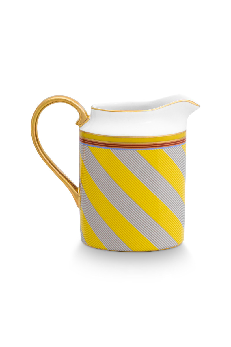 PIP STUDIO Chique Krug Stripes gelb 260ml