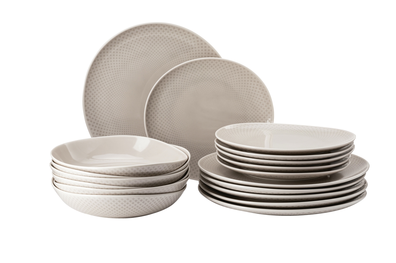 Rosenthal Junto Soft Shell Teller-Set 18tlg