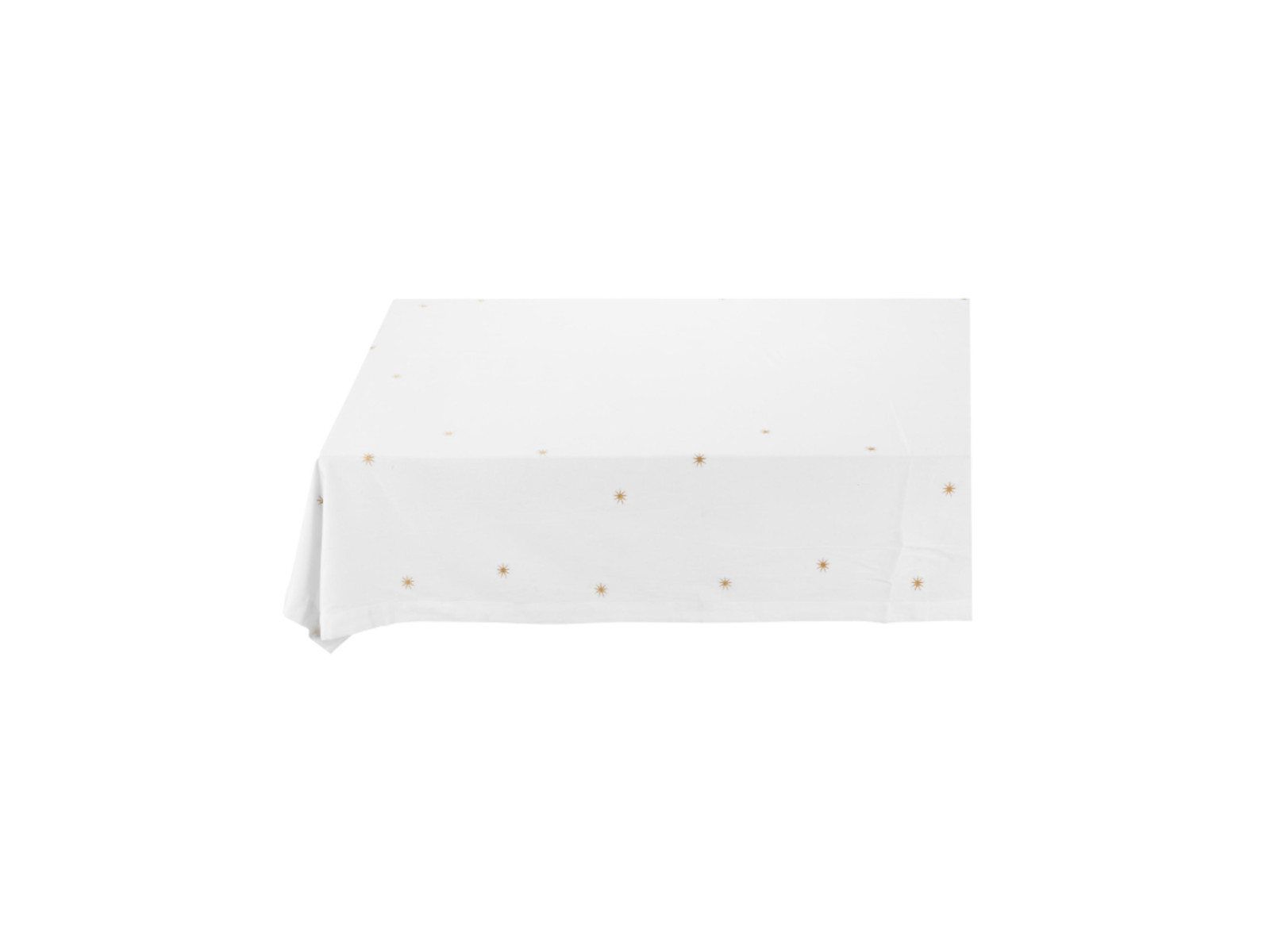 PIP STUDIO Dot Delight Tischdecke mit Stickerei Sterne gold 180x300cm Freisteller 1