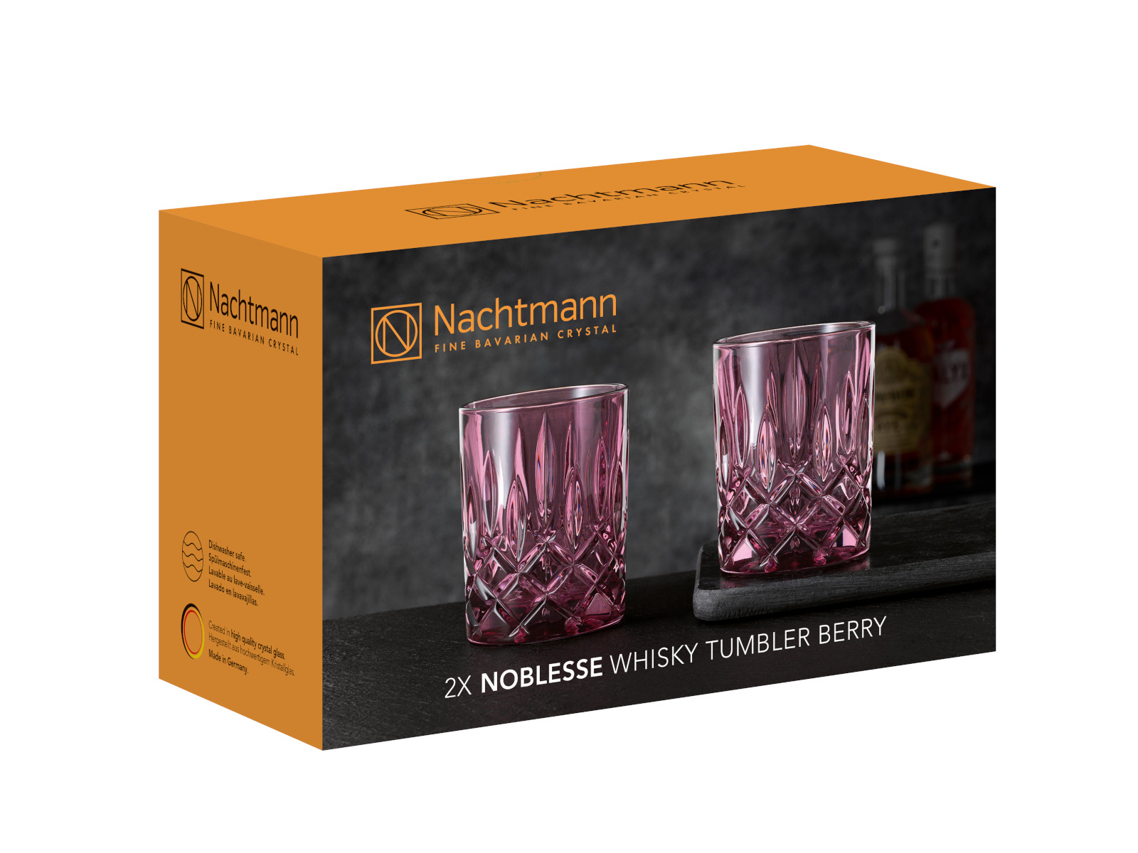 Nachtmann Noblesse Whiskybecher berry Set 2tlg