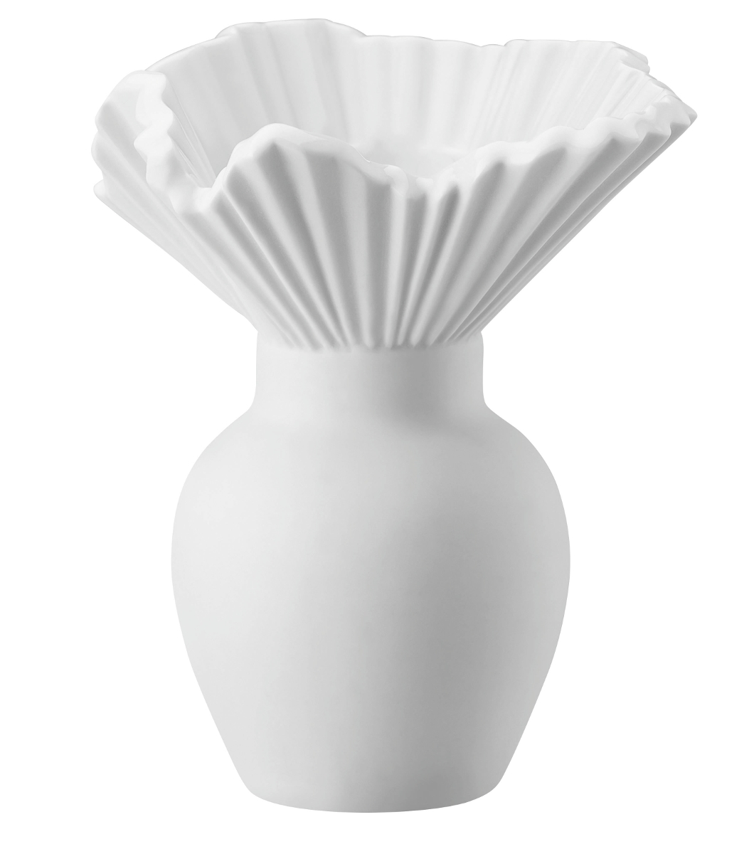 Rosenthal Falda Weiss matt Vase 10 cm