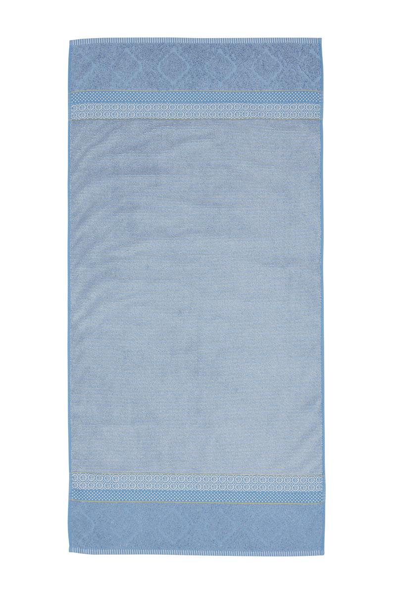 Soft Zellige Duschtuch blue grey 70x140cm (1 Stück) Freisteller1