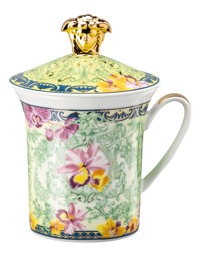 Versace Becher m.Dkl./30Y.  D.V. Floralia