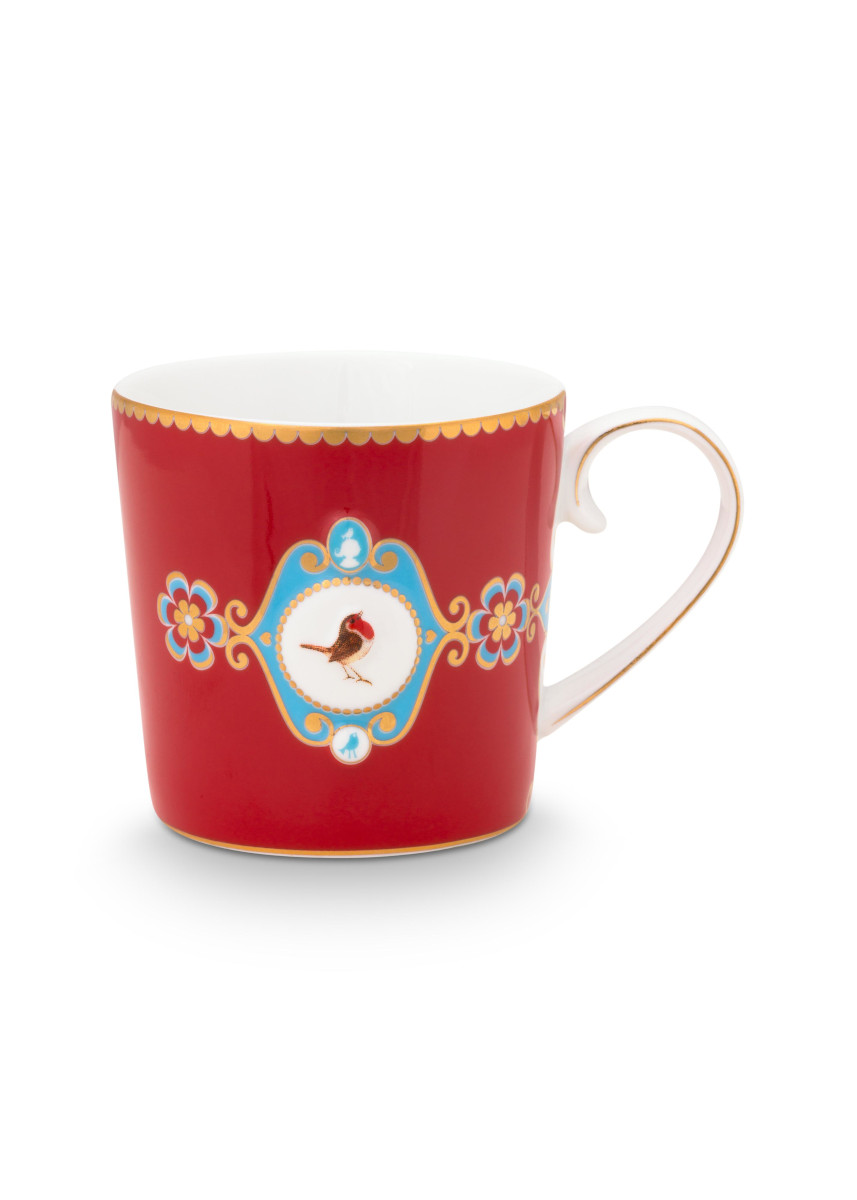 PIP STUDIO Love Birds Medaillon Tasse rot 150ml