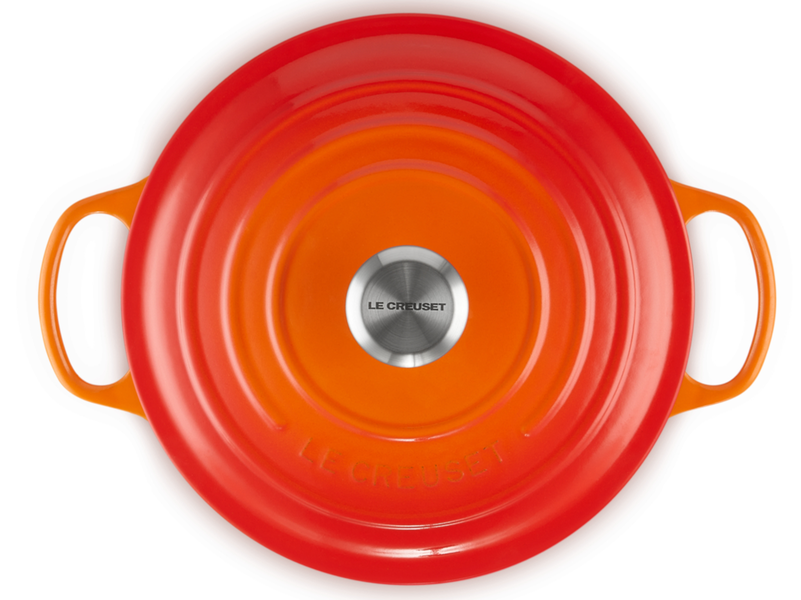 Le Creuset Bräter Signature rund ofenrot 26cm Freisteller 4