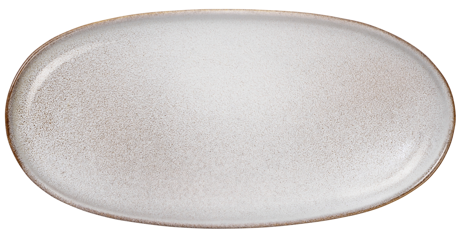 ASA SAISONS Aperitifteller oval sand 20 x 10 cm