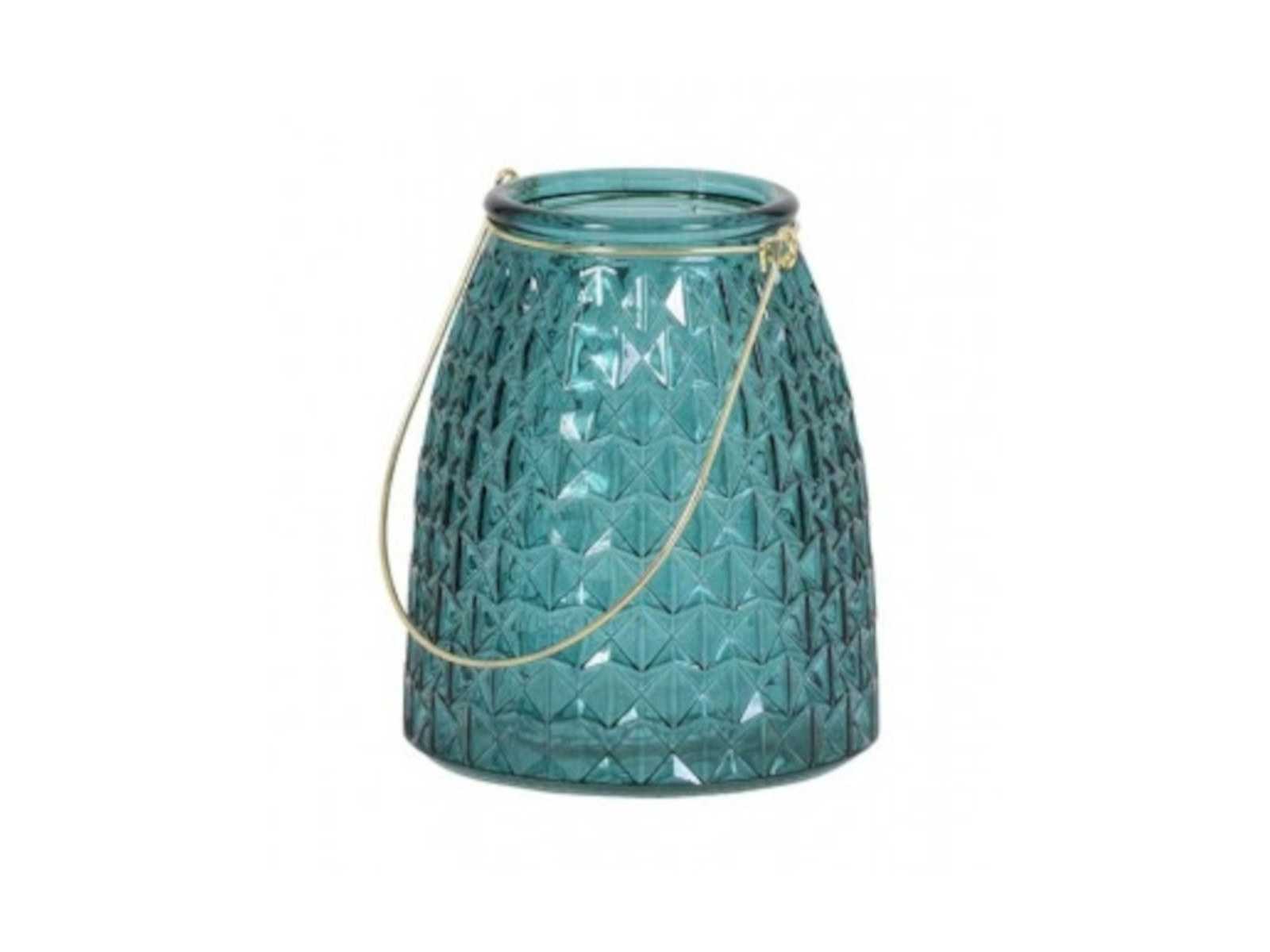 Light &amp; Living ARZANO Teelicht blau 15 cm Freisteller