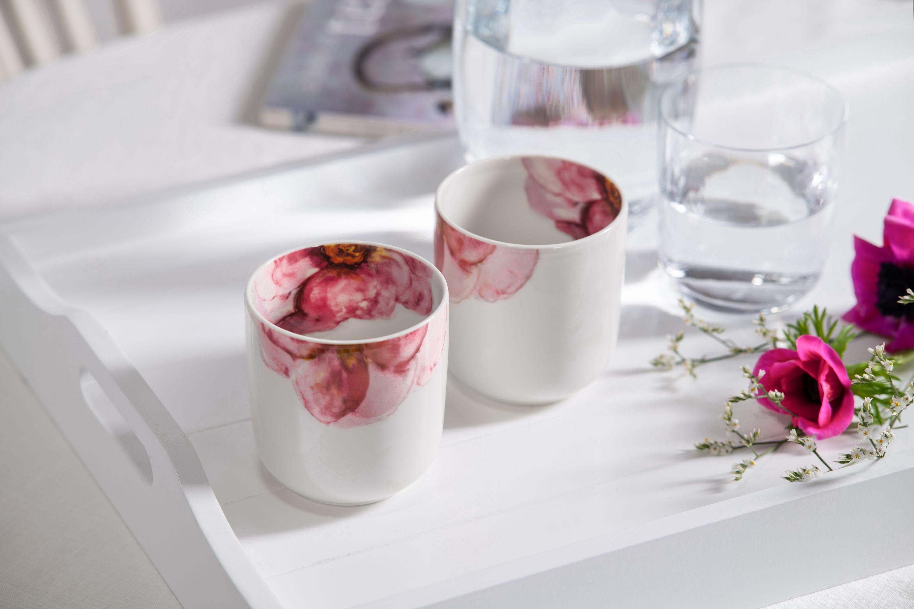 Villeroy & Boch Rose Garden Becher Set 2tlg