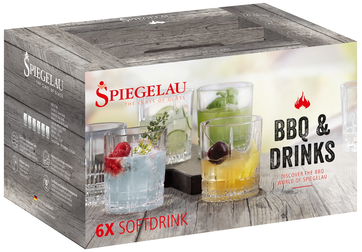 Spiegelau BBQ & DRINK Softdrink Set 6tlg.