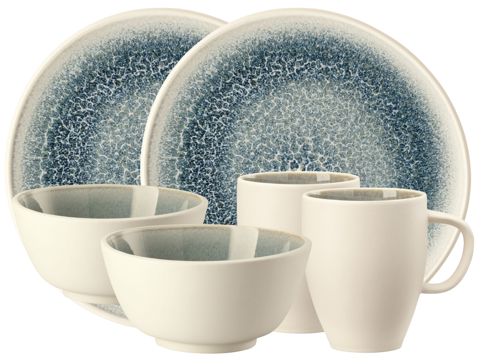 Rosenthal Junto Aquamarine Frühstücksset Set6